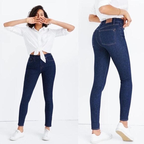Madewell Curvy High Rise Skinny Jeans Size 27T - Picture 1 of 10
